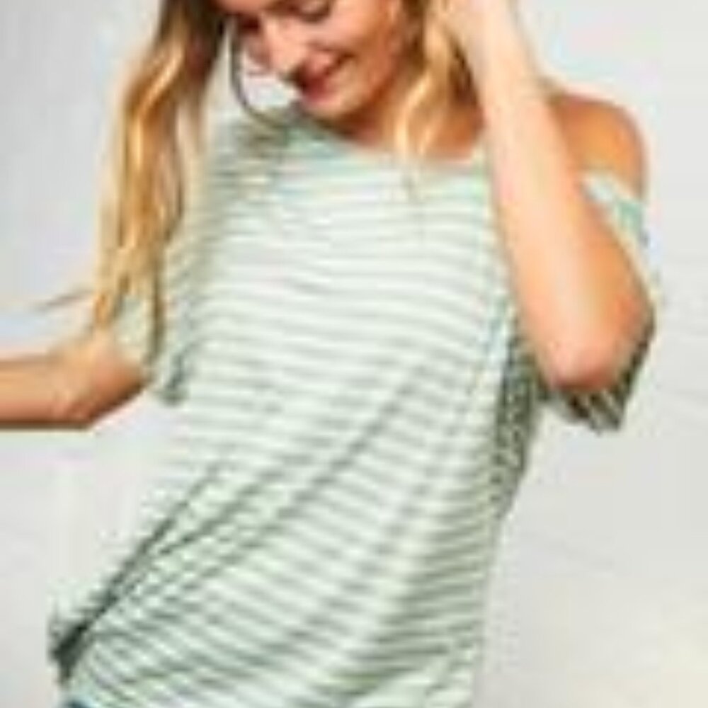 One shoulder banded dolman top - Picture 2 of 3